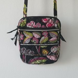 Vera Bradley Mini Hipster in Moon Blooms (retired)